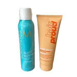 Hair Care LOT 2 HAIR PROUD 10 Min Hair Mask & MOROCCAN OIL Dry Texture Spray